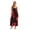 Black With Big Floral - Burgundy, variant on Just Love Floral Print Tube Sundress Swimwear Cover Up Summer Dress for Women (Black With Big Floral - Burgundy, Medium)