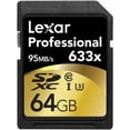 thumbnail image 1 of Lexar® Professional 64GB 633x SDXC™ Card, 1 of 2