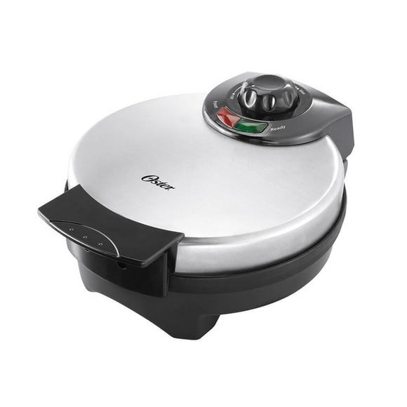 Waflera Oster Redonda Estilo Belga Acero Inoxidable