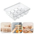 thumbnail image 1 of EDFBUYKRS Transparent Egg Organizer Fridge Storage Transparent Egg Storage For Kitchen Countertop (12 Holes), 1 of 4