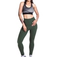 thumbnail image 5 of Cuhas Womens Fashion Cargo Pants Women Solid Color High Waist Stretch Strethcy Fitness Leggings Yoga Plus Size Womens Pants Green S, 5 of 7