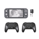thumbnail image 1 of Nintendo Switch Lite Handheld Video Game Console (Gray) Refurbished - Multiplayer Bundle with 2 RetroFam Wireless Pro Controllers, Gamepad & Charger, 1 of 7