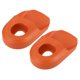 thumbnail image 1 of 2 Piezas Protectores de bota de manivela de bicicleta Unique Bargains naranja, 1 of 1