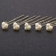 thumbnail image 3 of 18 Piezas Accesorios nupciales para el cabello Horquillas para el cabello con perlas Horquillas para el cabello para novias Accesorios para el cabello para novias Damas de honor Flor Grils-Oro Adepaton CZMR-XM94-1, 3 of 7