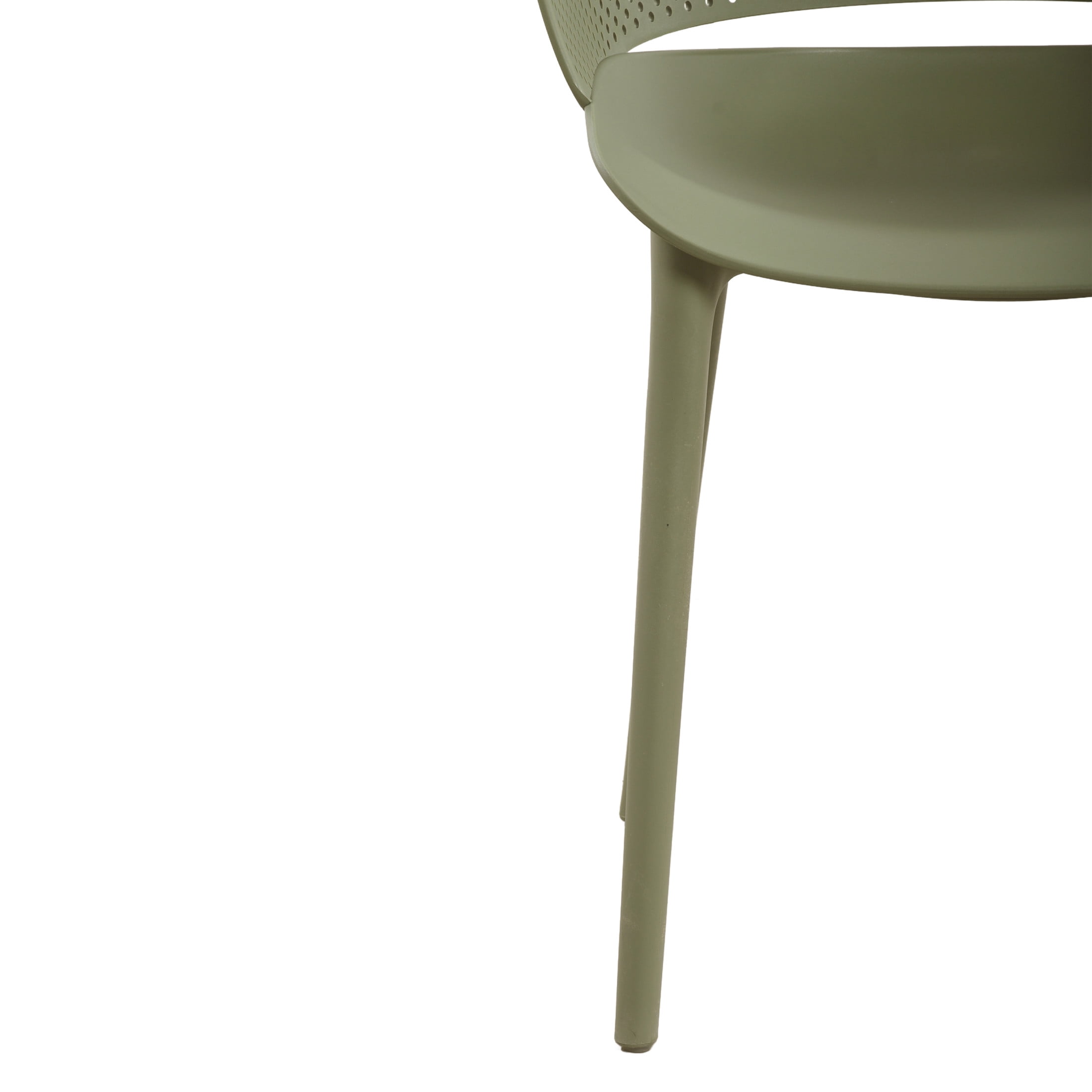 Christopher Knight Home 3-Piece Outdoor Bistro Set, Plastic Table and Round Back Chairs, Sage Green
