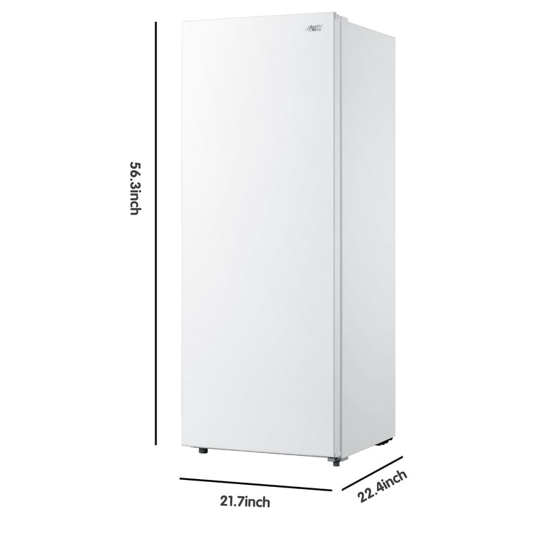 7 cu. ft. Convertible Upright Freezer/Refrigerator in Stainless Steel  Garage Ready
