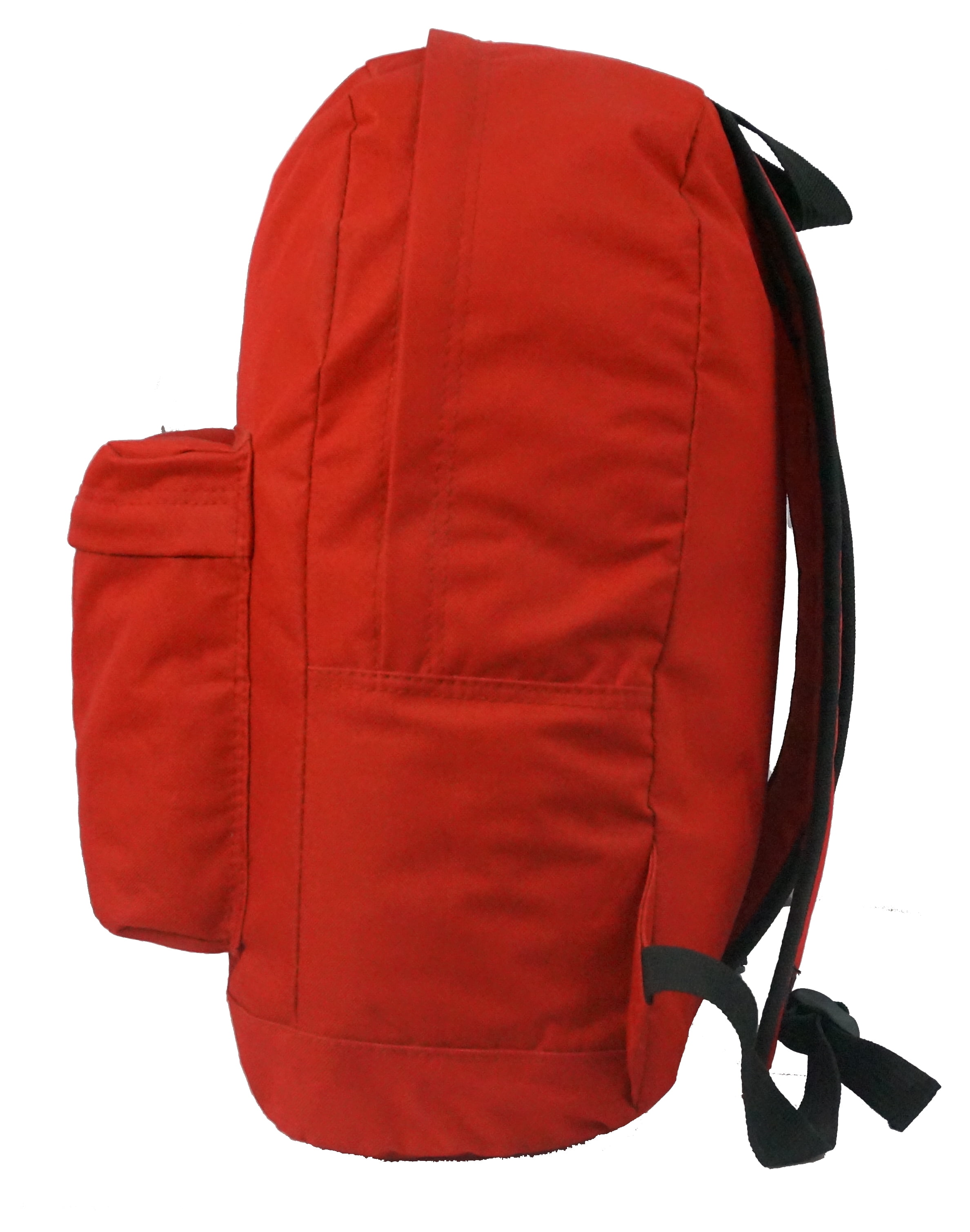 K-Cliffs Unisex Classic 16" School Backpack Red,Kids-Adult, Polyester