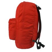 K-Cliffs Unisex Classic 16 School Backpack Red,Kids-Adult, Polyester