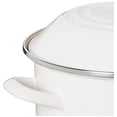 thumbnail image 4 of Le Creuset 10 qt Enamel on Steel Stockpot, White, 4 of 5