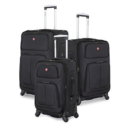 soft shell 4 wheel suitcase