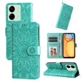 thumbnail image 1 of Funda tipo cartera GANGXUN para Xiaomi Redmi 13C 4G , diseño girasol, cuero PU, soporte, cierre magnético, tarjetero, 1 of 5