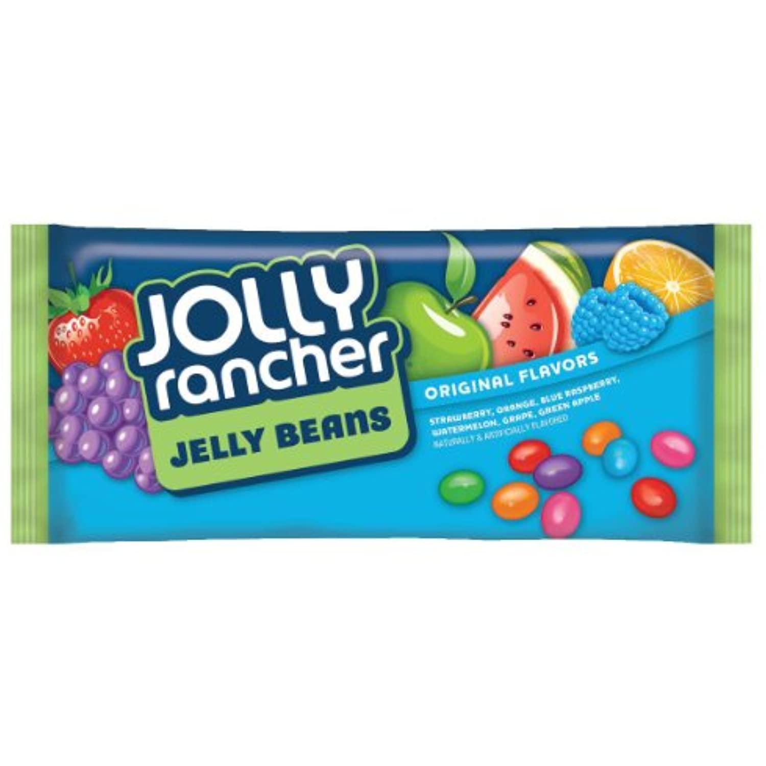 Jolly Rancher Jelly Bean Candy, Original, 14 Ounce (Pack Of 12