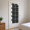 thumbnail image 2 of Hoodie Sweatshirt Storage Hack, Door Hanging Shoe Rack Organizer, 10-Pocket Clear Holder, Pockets Wall Shoes Bag, Portable Closet Wardrobe, 57.08" L, Cabinet Behind The Doors (A), 2 of 4