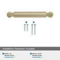 thumbnail image 4 of Amerock Ballard 3-3/4 inch (96mm) Center-to-Center Golden Champagne Cabinet Pull, 4 of 6