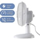 thumbnail image 2 of 26-27 6" Small Electric Modern Portable Air Cooling Fan With Tilt Feature For Pc, Worktop, Desk, Office, Home Travel Use (white), 2 of 5