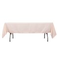 thumbnail image 6 of Efavormart 60x102" Seamless Premium Blush Rose Gold 200 GSM Linens Polyester Rectangle Tablecloth Commercial Grade For Wedding Banquet Restaurant, 6 of 11