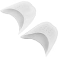 thumbnail image 5 of ChainPlus Silicone Gel Sock Pads - Toe Sleeves 2 Pair, Men, Women Big Toe Protection Cushion for Ball of Foot, Metatarsal, Ballet Pointe Cap, Morton's Neuroma,White, 5 of 7