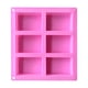 thumbnail image 2 of Puntoco Liquidación de artículos de cocina Molde rectangular de 6 cavidades para hacer jabón casero, 2 of 5