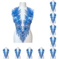 thumbnail image 3 of Toystoory Aplique de encaje resistente y duradero para corpiño de boda o vestido de baile accesorio aplique de encaje para bricolaje azul A azul un 10Conjunto, 3 of 6