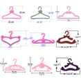 thumbnail image 3 of 20PCS Doll Clothes Hanger Creative Mini Educational Doll Hanger for Dolls, 3 of 9