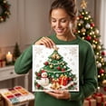thumbnail image 6 of Qwtwty Christmas Diamond Painting Kit for Beginner, Christmas Gem Art Kit DIY Diamond Painting Crafts Kit for Home Wall Decor Holiday Gift, 6 of 7