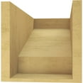 thumbnail image 4 of 9"W x 18"D x 9"H Wide Clemmons Rough Cedar Woodgrain TimberThane Corbel, Primed Tan, 4 of 6