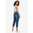 thumbnail image 3 of ellos Women's Plus Size Capri Jegging - 30, Indigo, 3 of 3