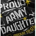 thumbnail image 4 of Military Logo Proud US Army Daughter Youth T Shirt Tee Girls Infant Toddler Brisco Brands 12M, 4 of 5