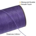 thumbnail image 4 of Unique Bargains Thin Waxed Thread 93 Yards 0.65mm Polyester String Cord for Machine Sewing Hand Quilting Weaving, Medium Purple, 4 of 5