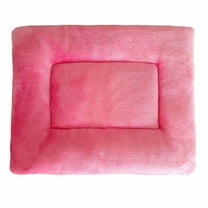 Spring Saving! Uhuya Dog Bed, Orthopedic Crate Foam Dog Bed, Machine Washable, Available On Both Sides, Waterproof Dog Mattress Nonskid Bottom, Comfy Anxiety Pet Bed Mat Pink