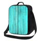thumbnail image 1 of Fotbe Turquoise Wooden2 Lonchera Bolsa de Almuerzo para Hombres y Mujeres, Lonchera de Gran Capacidad, Bolsa de Almuerzo Reutilizable, Bolsa Térmica Aislante, 1 of 7