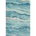 thumbnail image 2 of Addison Rugs Mayfield Premium Machine Washable Transitional Stripes Turquoise Rectangle Rug, 8' x 10', 2 of 6