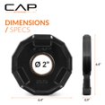 thumbnail image 4 of Disco de peso CAP 1,1 kg recubierto de goma – paquete de 6, 4 of 7