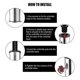 thumbnail image 4 of Umbrella pole mount stand tube set, outdoor parasol base holder insert pipe sleeve, for outside gar p, 4 of 4