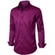 thumbnail image 3 of Camisa de vestir JEMITOP, elástica y sin arrugas, color rojo vino, para hombre, talla S, 3 of 6