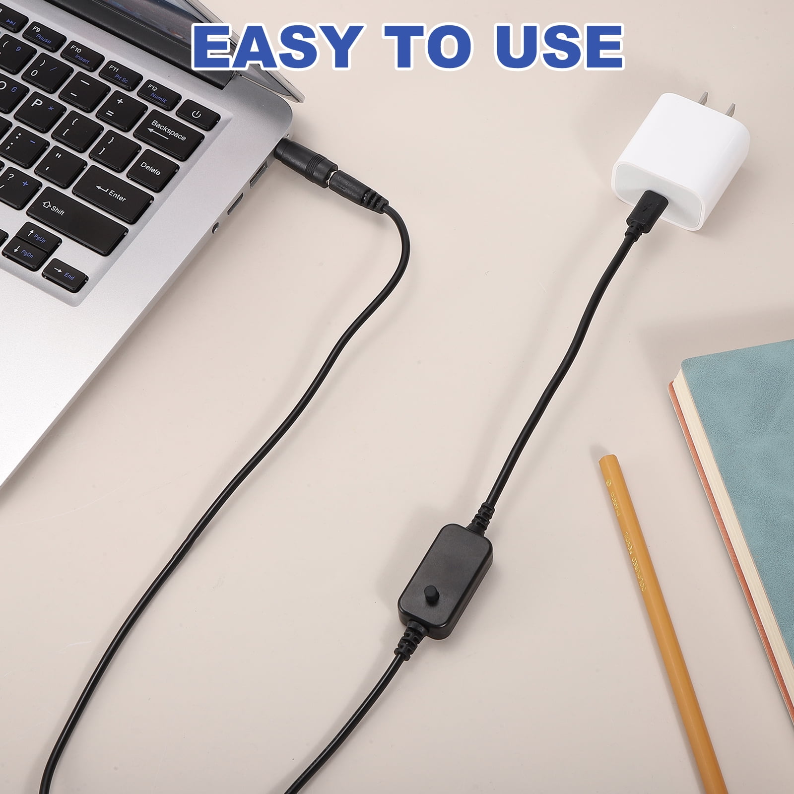 USB C to DC PD Adapter with 28 Connector Tips, 1.18m/3.9ft 5V 9V 12V 15V 20V PD Trigger Cable Type-C to DC Power Cable Charger Converter for Routers, Laptop, Speaker
