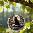 thumbnail image 4 of Acrylic Puzzle Suncatcher 83Pcs Stained Glass Window Hanging Ornament Cat Pattern DIY Craft Light Catcher Decoration for Home Garden and Decorative Gift, 4 of 6