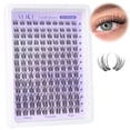 thumbnail image 1 of Lash Clusters Extensiones de pestañas naturales Banda invisible Impermeable Extensiones de pestañas en racimo de 8 a 16 mm Racimos de pestañas tenues Pestañas individuales Pestañas en racimo de ALICE, 1 of 5