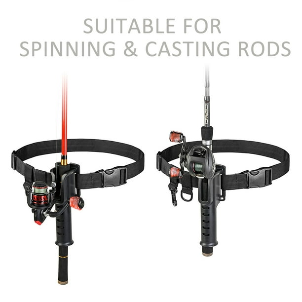 Fishing Waist Rod Holder Belt Outdoor Fishing Rod Pole Holder for Spinning  and Casting Rods 