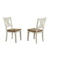 thumbnail image 3 of 5-Pc Double X-Back Wood Dining Set in Caramel/Biscotti, 3 of 4