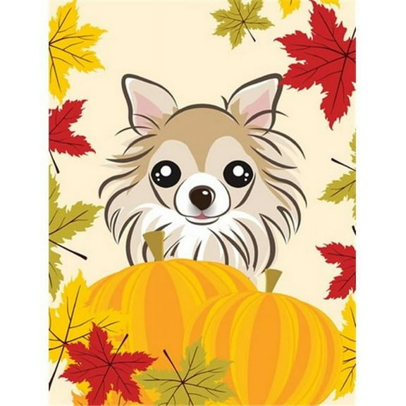 Chihuahua Thanksgiving Flag Garden Size BB2057GF