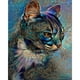 thumbnail image 2 of Cuadros Decorativos Kit de pintura al óleo de gato por números pintado a mano sobre lienzo acrílico artesanía decoración del hogar arte Ndcxsfigh Nuevos Originales, 2 of 9