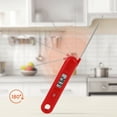 thumbnail image 3 of Unique Bargains Durable Digital Meat Thermometer for Home and Kitchen Red 6.1x1.5x0.9 In, 3 of 5