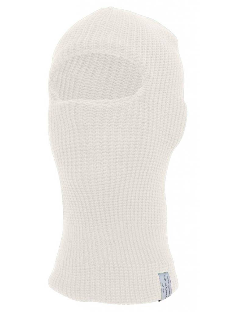 New White Balaclava One Hole Ski Mask
