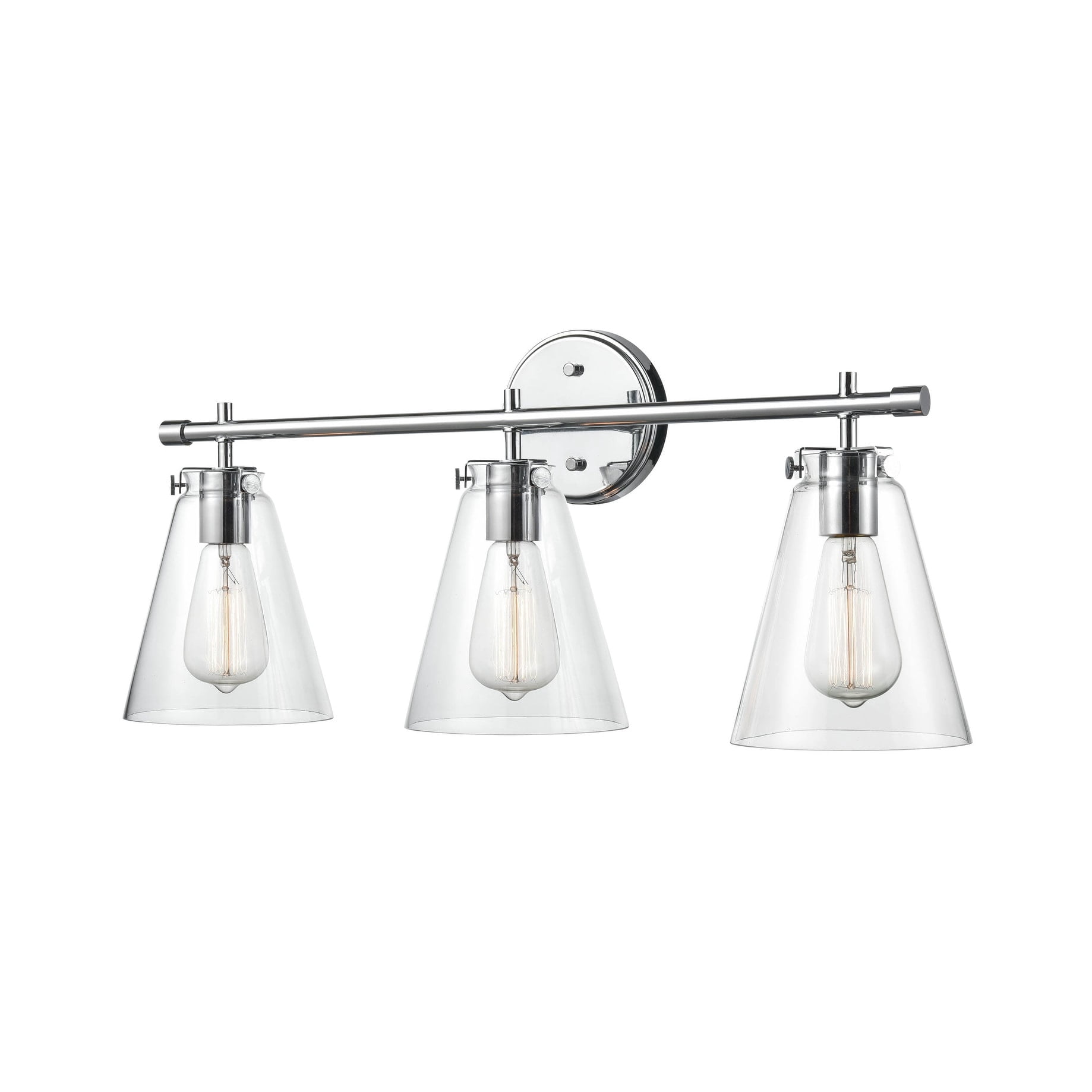 Millennium Lighting Metal 3 Light Vanity in Modern Gold