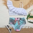 thumbnail image 4 of HIPYLO Bathing Suits Kids 2 Piece Swimming Suit for Girls Baby Girl Clothing Swimsuit for 10 12 2t Girls Swimsuit Girls 5t Swimsuit 4t Boys Swimsuit Boys Swim Shirts Size 14-16 Girls Size 12, 4 of 5