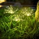 thumbnail image 2 of Luz LED para cigarrillos con conexión a tierra solar, luz de alambre de cobre con forma de diente de león, luz de color para decoración de patio al aire libre de Navidad, 2 of 3