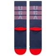 thumbnail image 3 of Men's Stance Navy MLB  Bars USA Crew Socks, 3 of 3