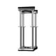 thumbnail image 1 of Soporte para fregadero bajo encimera, ajustable, diámetro interior del orificio: 12 cm, resistente, sin taladro. 46 cm a 56 cm, 1 of 9