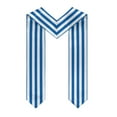thumbnail image 2 of More design Graduation shawl Greece Flag Greek & United States Flag Stole Sash Honor Study Aboard International Students, 2 of 8